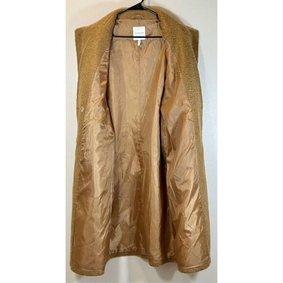 NWT Avec Les Filles Double Breasted Teddy Trench Coat Women's Medium - Picture 5 of 12